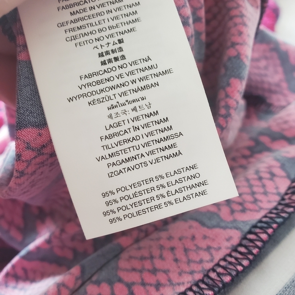 NWT~ Michael Kors Pink Navy Python Snake Print Sh… - image 16